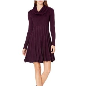 Calvin Klein Long-Sleeve Fit & Flare Sweater Dress